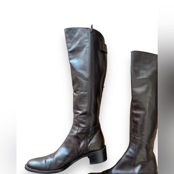 Butter Brand Brown Leather Boots Size 37.5 - Picture 10 of 13